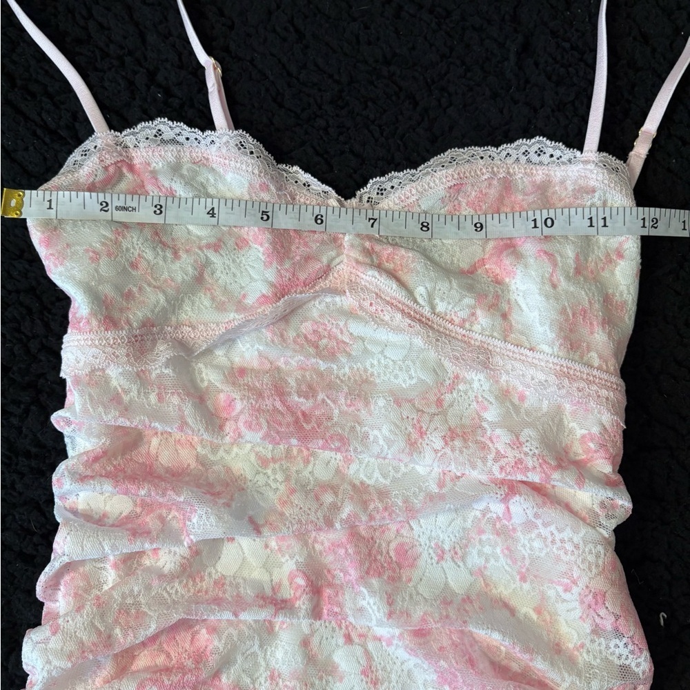 Limited edition LoveShackFancy x Victoria’s Secret PINK lace minidress. - Picture 5 of 9